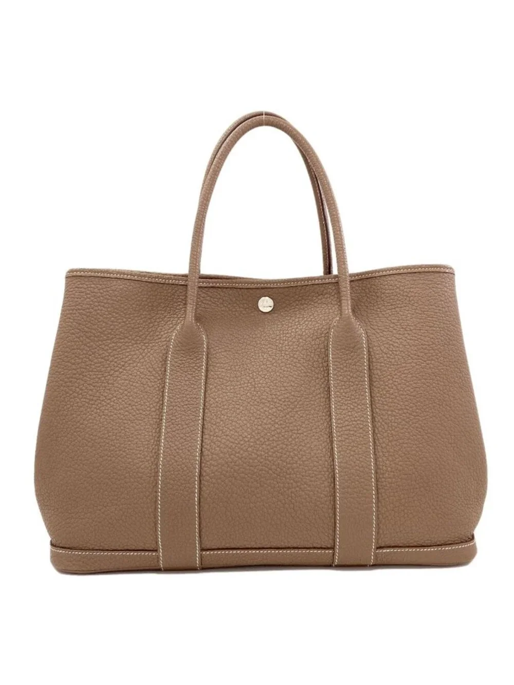 Hermes Garden Party PM Etop Silver Tote Negotiating